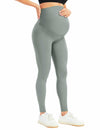 BONVIGOR Women's Maternity Leggings Over Belly Bump Full Length Yoga Pants - L
