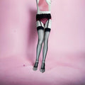 Jetsan Sheer Thigh High Stockings White One Size Fits 5' to 6'
