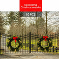 28in 10PCS Artificial Glitter Stem Christmas Ornaments DIY Decor