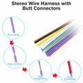 Zenoruslky 20Pin Radio Wire Harness Stereo Connector for Mitsubishi Cars