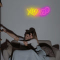 Heart Neon Signs I LOVE YOU Pink LED Light Wall Decor Wedding Party Gift