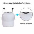 Yuoyar Car Hat Organizer Rack for Baseball Caps Truck SUV Hat Holder
