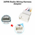 Zenoruslky 20Pin Radio Wire Harness Stereo Connector for Mitsubishi Cars