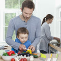Suhctuptx Kids Nylon Kitchen Knife Set Toddler Safe Cooking Tools 4 Pcs