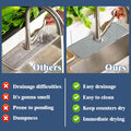 Kitchen Sink Splash Guard Silicone Faucet Mat Drip Catcher Multipurpose