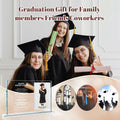 Crystal Graduate Figurine Plaque 4x6 Inspirational Graduation Gift 2025