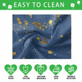 BOTB Eid Al-Fitr Ramadan Tablecloth Green Castle Lantern 60x84 Inch