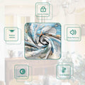 BEMIGO Door Curtains Fall Wreath Privacy Tie Up Shades 26x70 inch