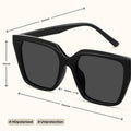 miyya Cat Eye Polarized Sunglasses Women UV Protection Black
