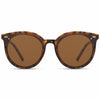 livho Polarized Retro Round Sunglasses Women Dark Tortoise/Brown Size Medium