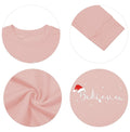 FASHGL Believe Sweatshirt Women Funny Christmas Hat Graphic Pink Size 2XL