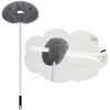 Hoolerry Ceiling Fan Cleaner Duster Microfiber Extendable Pole 13-49.7in Gray
