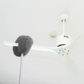 Hoolerry Ceiling Fan Cleaner Duster Microfiber Extendable Pole 13-49.7in Gray