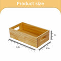 Ligne Collection Baby Bottle Nursery Food Organizer Bin Clear Handles