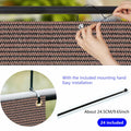 demoul Privacy Fence Balcony Screen Outdoor Patio Cover 3x5.75 ft