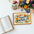 BESFIRD Funny Birthday Card Cute Deer Greeting 8x5.3 inches
