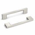 Haliwu 6 Pack Black Cabinet Handles 3-3/4 Inch Hole Center Modern Pulls