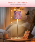 Faithorse Cordless Table Lamp Oil Painting Series Dimmable Pink 5200mAh