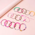 Taylo Sweet 5Pcs Beaded Friendship Bracelets for Women Multi Color