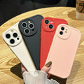 Callyue iPhone 16 6.1 TPU Case Circular Edges Camera Protection Black