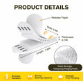 EMITEVER Heavy Duty Picture Hanging Strips Medium White 20 Pairs 40 Strips