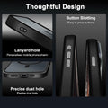 ATUTEN iPhone 16 Pro Max Case Magnetic Shockproof Grey 6.9 Inch