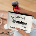 Gigi Gifts Makeup Cosmetic Bag for Grandma Women Best Gigi Ever - C08