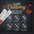 BestBy06/25 Catit Creamy Lickable Cat Treat Salmon 5-Pack Hydrating Healthy