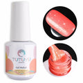 TUTUYU Dark Green Pearl Gel Nail Polish 0.51 fl oz GP0024 Shimmer