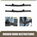 dawfall Automotive Door Restriction Straps 0.74x15.35 Black 2 PCS