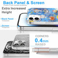buccilly iPhone 12/12 Pro TPU Shockproof Case Azure Slim Soft Cover