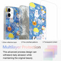 buccilly iPhone 12/12 Pro TPU Shockproof Case Azure Slim Soft Cover