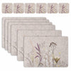 Casaido Table Placemats Set of 6 Heat Resistant Non Slip Green 17x12