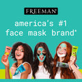 FREEMAN Charcoal & Black Sugar Mud Mask Detoxifying Facial Treatment 0.5oz