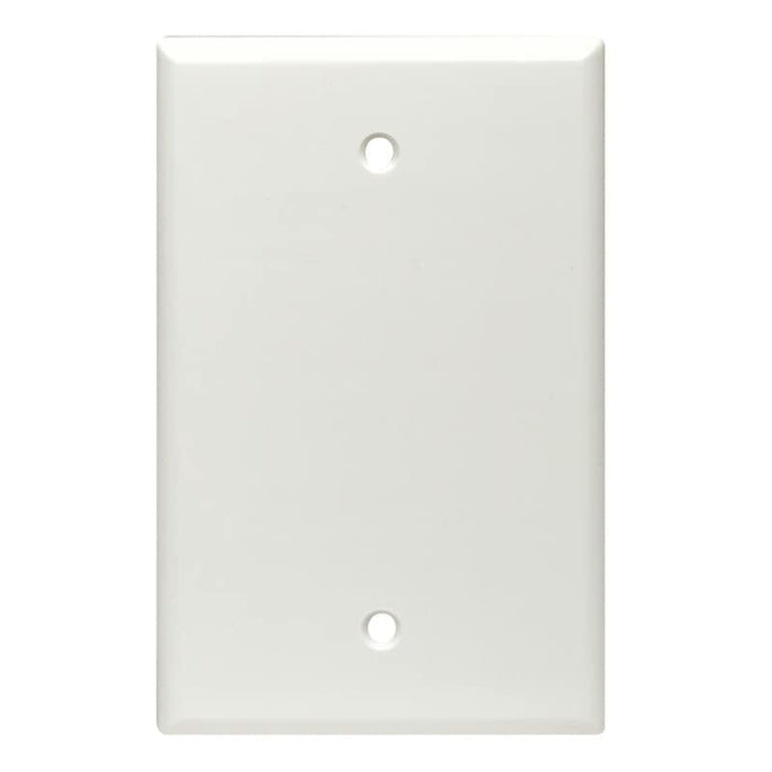 Leviton 1-Gang Rectangle Wall Plate Plastic Cover White