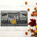 JennyGems Halloween Wooden Sign Indoor Decor Bats Pumpkin Made in USA