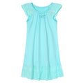 Thanksgiving Girls Nightgown Orange Turkey Print Sleepwear Size 7-8