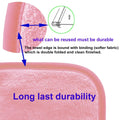 Extra Thick Reusable Microfiber Makeup Remover Cloths 10 Pack Pink Gift Box