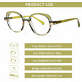 VisiWell Reading Glasses Women Blue Light Blocking 5 Pack 1.50 Mix Colors