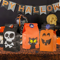Mucinia Halloween Candy Bags & Stickers Paper Goodie Bags 60PCS Party Favors