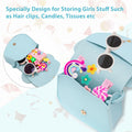 OYLOLA Toddler Girls Purse Initial Birthday Gift Blue X Ages 3-8