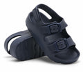INMINPIN Toddler Boys Girls Buckle Sandals Adjustable Back Strap Navy Size 5
