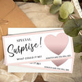 2 Set Surprise Scratch Cards 3x8" Travel Gift Pink B08 Birthday Wedding