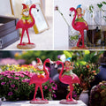 Goodeco Gnome and Flamingo Garden Statue - 6 * 11 Inch (Lady)