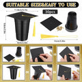Jingmore Graduation Gift Box 30 Set 16oz Black Plastic Cups Graduation Cap