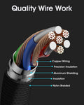 Kobilar USB C to USB C Cable 60W Fast Charging 3 Pack Multi-Length