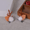 Christmas Reindeer Antlers Headband Pine Cone Hair Accessories Festive