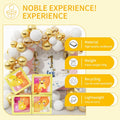 Onteftshop Baby Boxes Letters Party Decorations Transparent Gold 4pcs