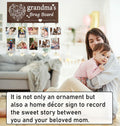 Gaoikerr Grandma's Brag Board Picture Frame Gift Black Grandkids Display