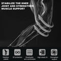 POWER GUIDANCE Fitness Knee Wraps 5mm Thickness 2 Pack Size M